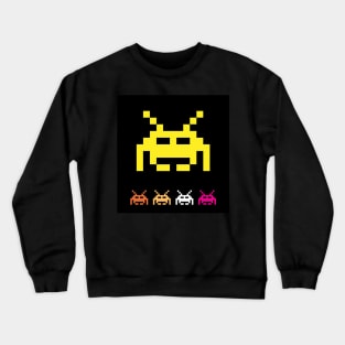 Pixel Invader space alien Crewneck Sweatshirt